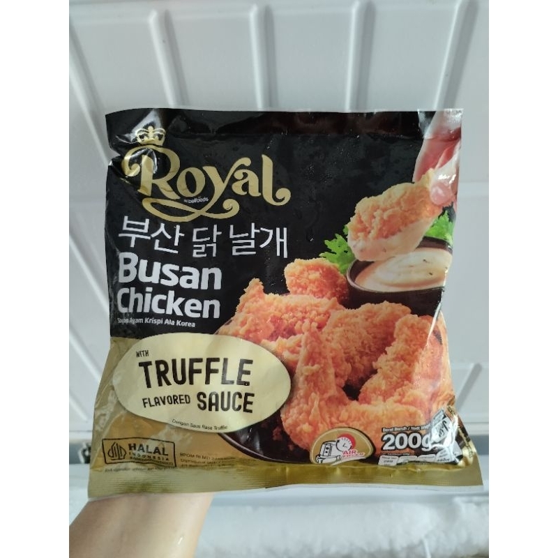 

Royal Belfood Busan Chicken Sayap Ayam Crispy Ala Korea uk 200 gr