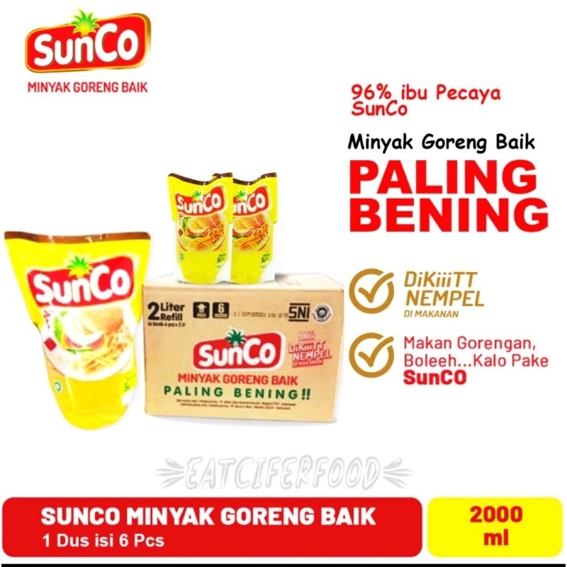 

Minyak Sunco 2 Lt (Isi 6 Pcs), Masku 2 lt