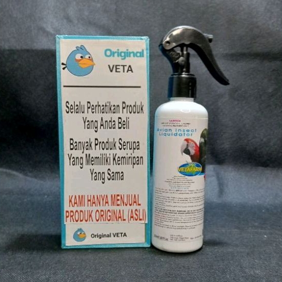 AVIAN INSECT LIQUIDATOR VETAFARM 250mL LANGSUNG PAKAI INSEKTISIDA BURUNG
