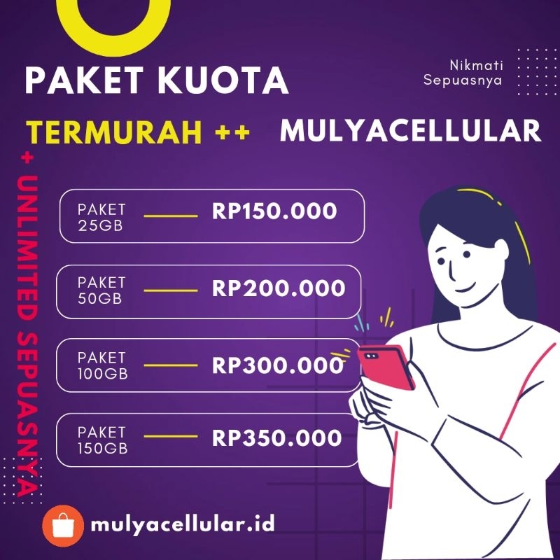 Voucher Kuota Axis Unlimited mulyacellular.id