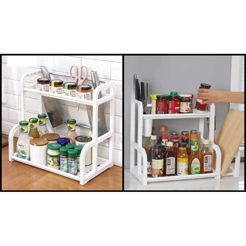 RAK BUMBU SUSUN 2 GSF G-7003/7004 rak bumbu plastik susun 2 rak bumbu dapur susun 2 rak tempat bumbu