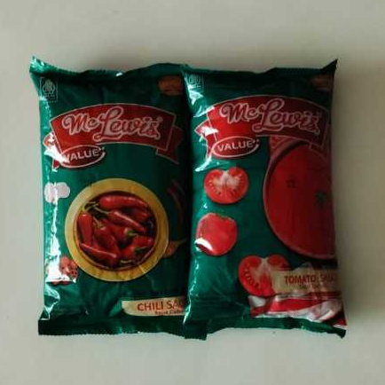 

Saus Cabe dan Saus Tomat MC Lewis Value 500gram Chilli & Tomato Sauce