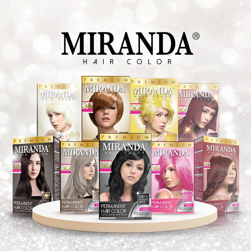HAIR COLOR MIRANDA ASH BLONDE SEMIR RAMBUT MIRANDA ABU2 BLEACHING HITAM MIRANDA SUPER BLEACHING MIRA