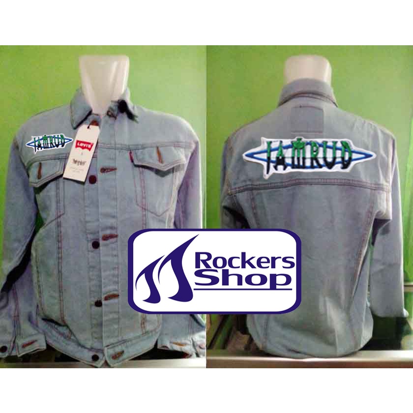 JAKET DENIM JAMRUD BORDIR