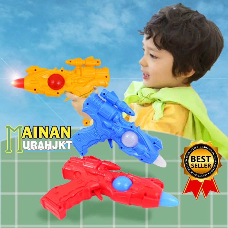 MAINANKEI MAINAN ANAK MURAH PISTOY NYALA LAMPU LED ST2413 PISTOY-PISTOYAN KEREN ANAK BUNYI