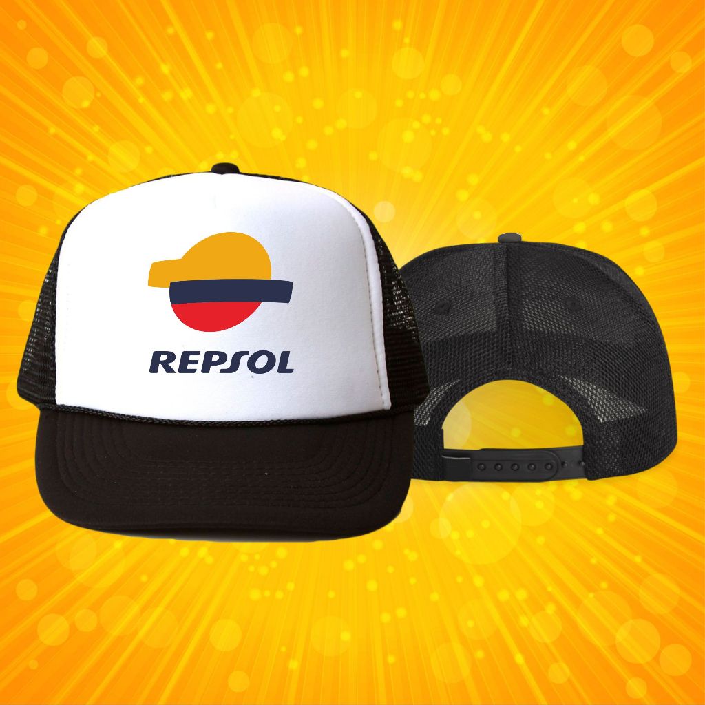 TOPI JARING REPSOL LOGO