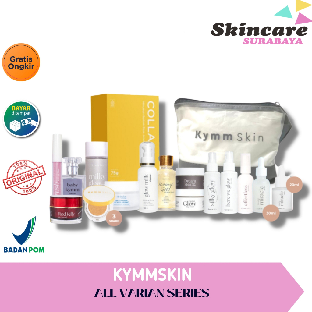 KYMMSKIN ALL VARIAN READY STOK EFFORTLESS SUNSCREEN SPF 50 BY KYMMSKIN | DAY NIGHT CREAM FACIAL WASH