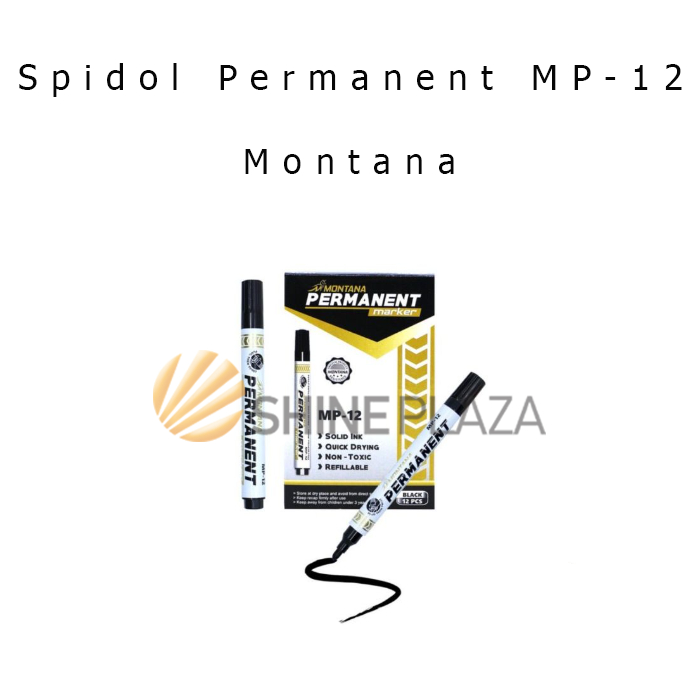 

Spidol Permanen Hitam Montana MP-12 Permanent Marker Murah
