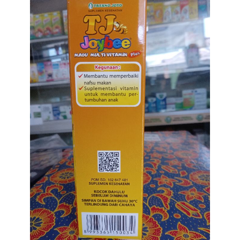 

Madu Tj Joybee Ori,Straw,Jeruk 100mL