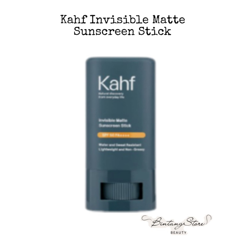 Kahf Invisible Matte Sunscreen Stick