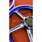 VELG MIO RING 14 MODEL ENKEI 511 WARNA BIRU MIO SPORTY M3 XEON GT VELG MALAYSIA