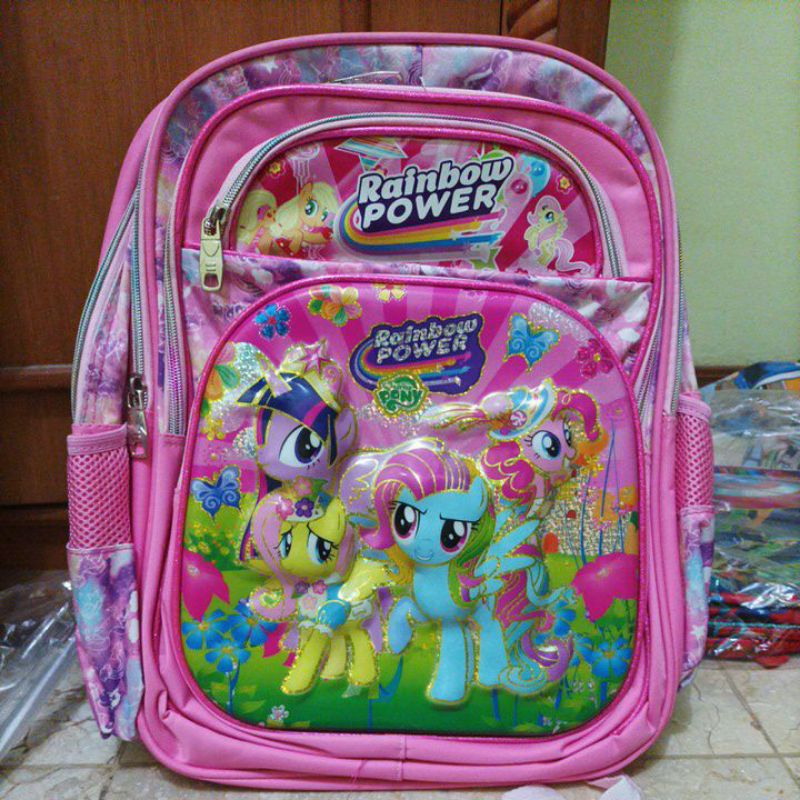 TAS RANSEL TIMBUL LITTLE PONY UNTUK SD