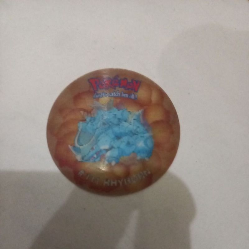 Tazos pokemon jadul 2001 RHYHORN