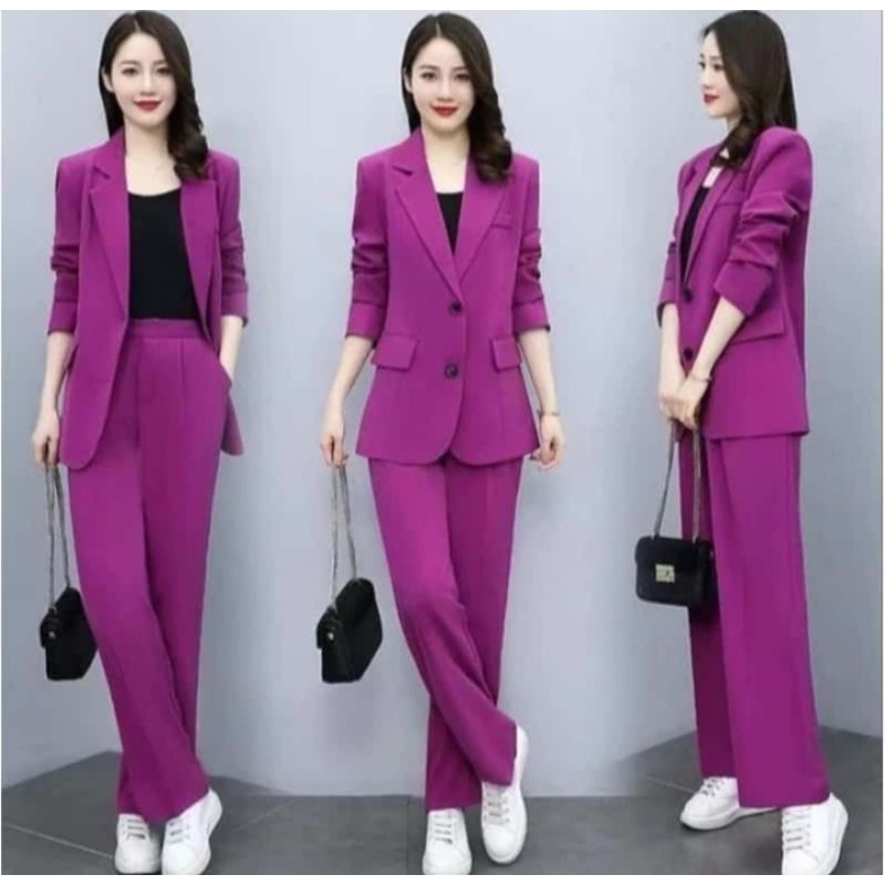 Setelan Jas Wanita Blazer Terbaru/Setelan Wanita/Jas wanita korea