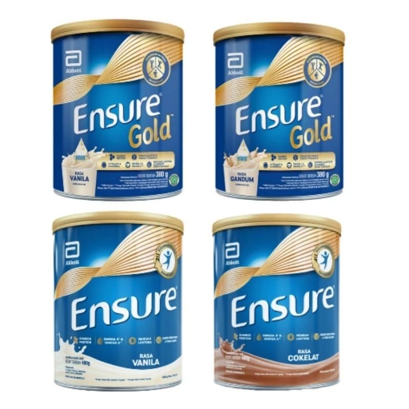 

Ensure Gold Vanila Coklat & Gandum 380gr
