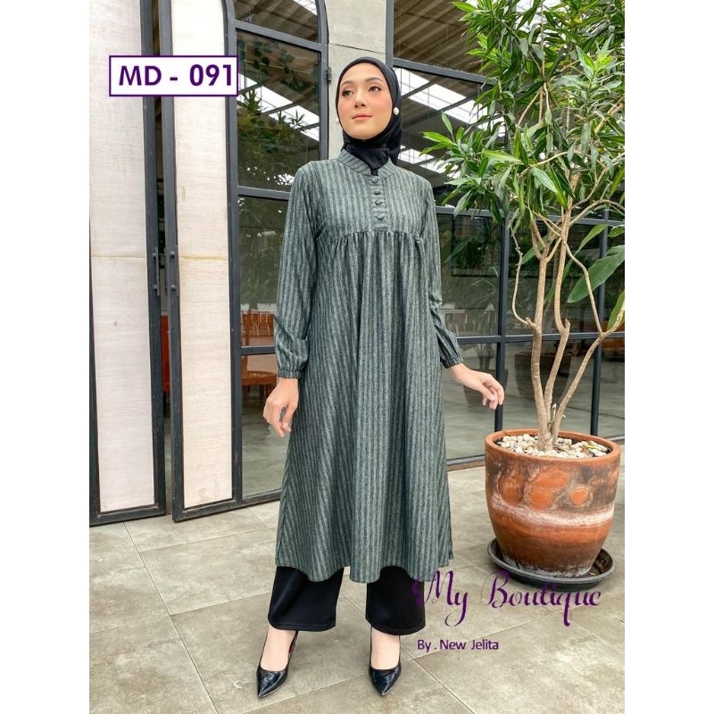 Midi Dress My Boutique By Jelita Code DM 091 Jumbo 4 L