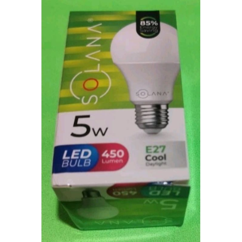 led solana // Lampu LED Solana 5 wat