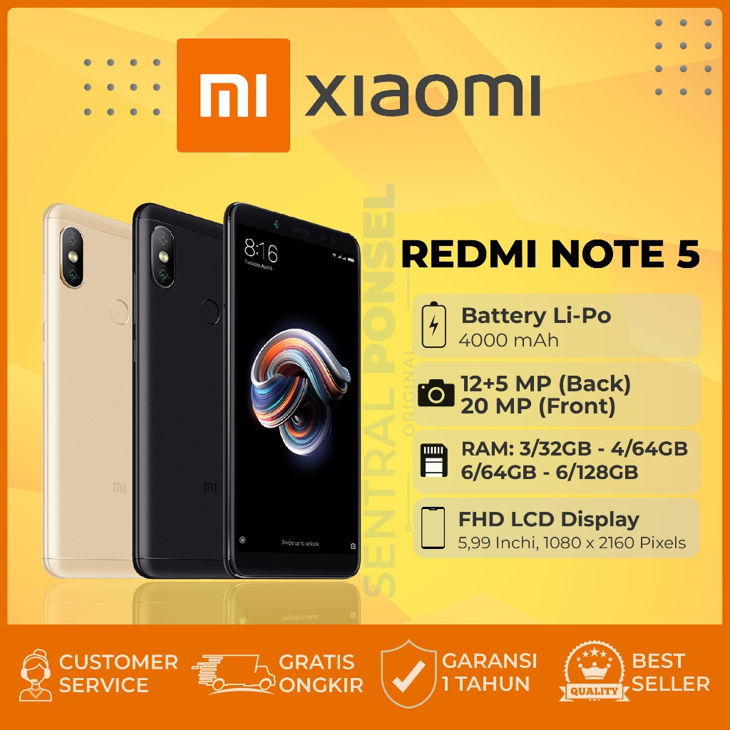 XIOMI REDMI NOTE 5 UBL