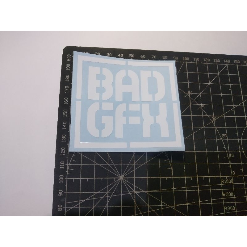 

cutting stiker bad gfh