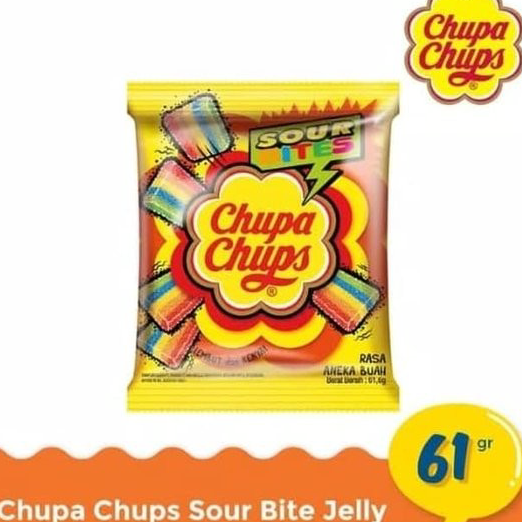 

QNMV5950 ✓ Chupa Chups Sour Bites Rasa Aneka Buah 61 gram