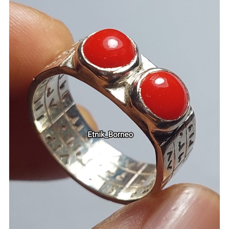 cincin perak berajah pria cincin perak wanita Marjan tunisia