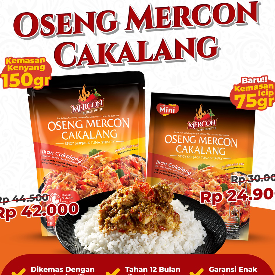 

RWPX5280 【MEGA SALE】 Mercon Merah Putih - Satuan || Oseng Mercon Cakalang
