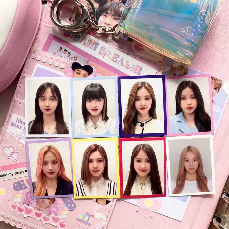 Collect book ID Photo Photocard NMIXX set Lily Haewon Sullyoon Bae Jiwoo Kyujin Jinni Admare