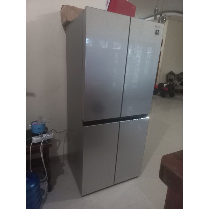 KULKAS SIDE BY SIDE 4 PINTU SHARP INVERTER