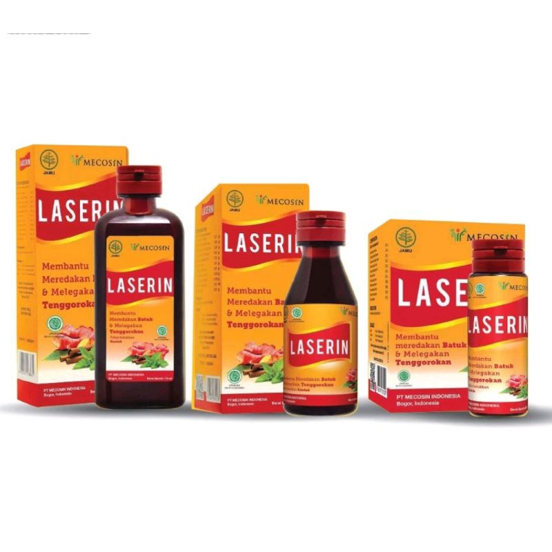 LASERIN OBAT BATUK / BATUK BERDAHAK / MELEGALKAN TENGGOROKAN