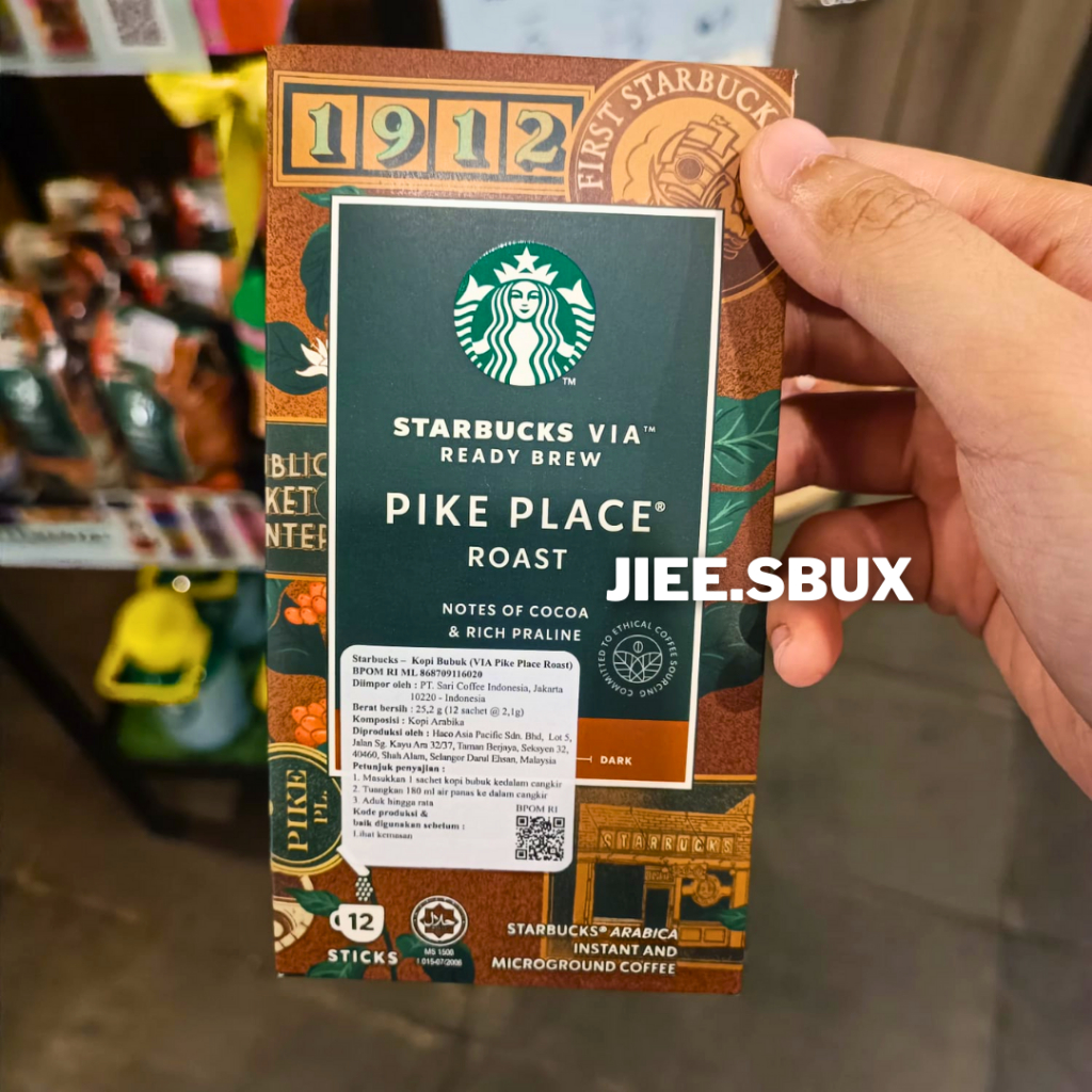 

Starbucks VIA Pike Place 12 Sticks Instant Coffee