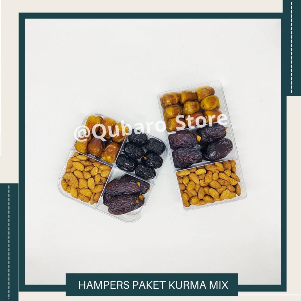 

Hampers Paket Kurma Kacang Premium Mix 3in1 & 4in1