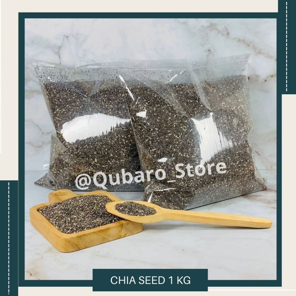 

Biji Black Chia Seed Organic / Chia Seed Original 1kg