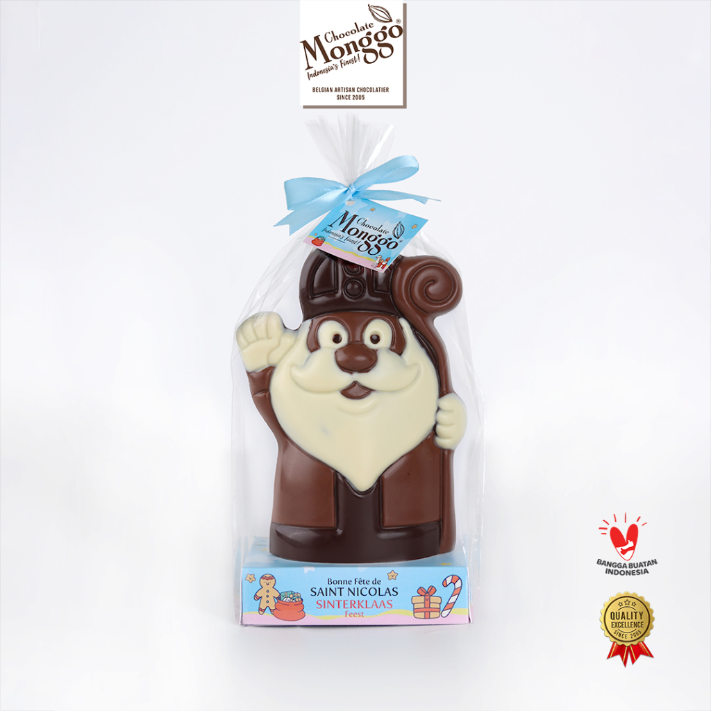 

Chocolate Monggo | Saint Nicholas Milk Chocolate 120g | Hadiah Coklat Anak