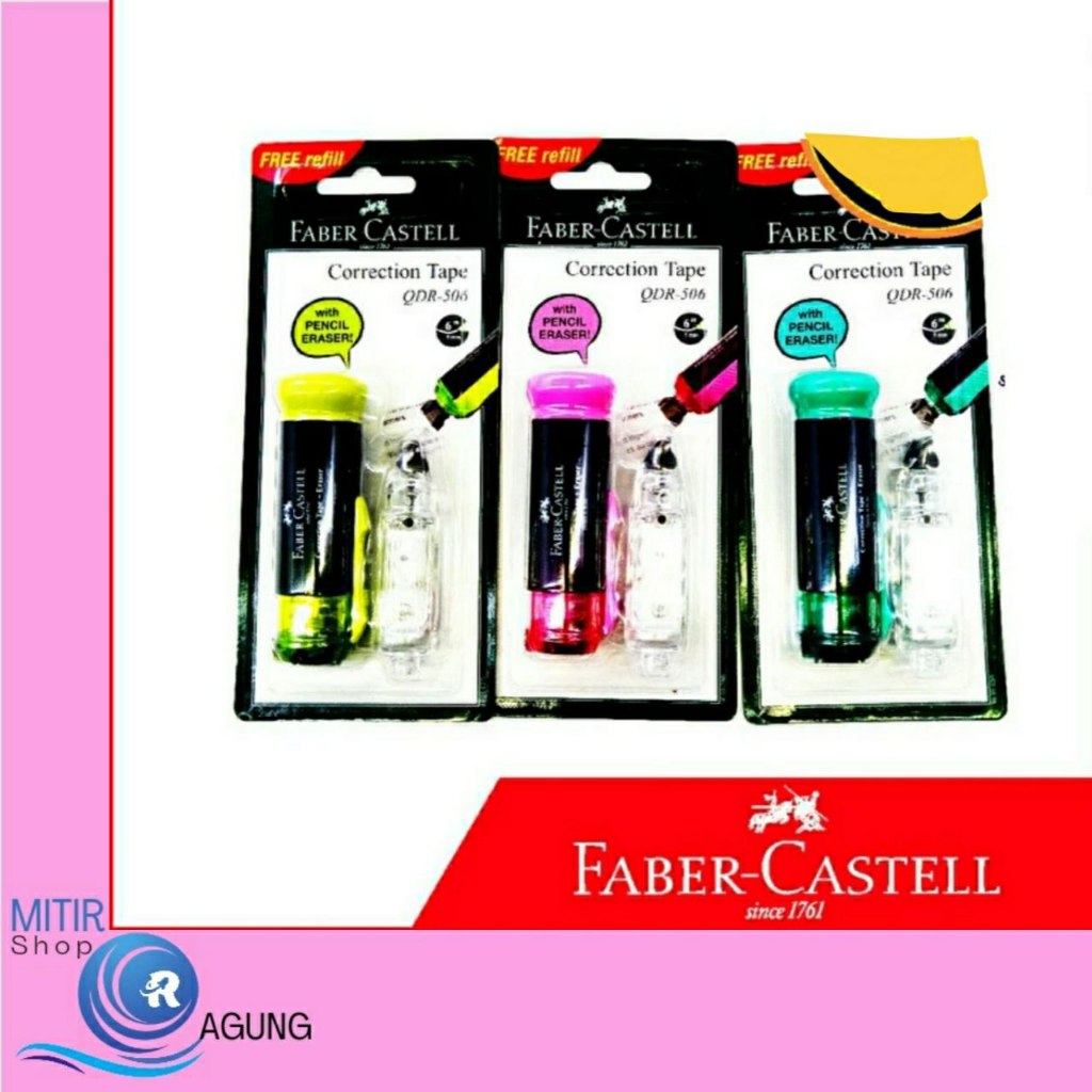 

Correction Tape Faber Castell QDR-506 - Pink