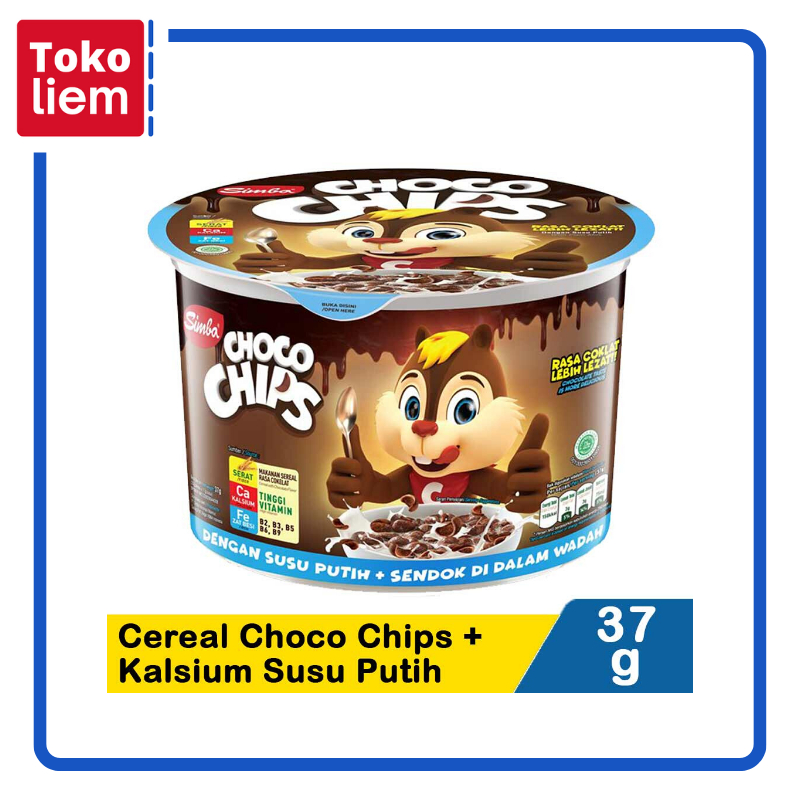 

Simba Cereal Choco Chips + Kalsium Susu Putih 37G