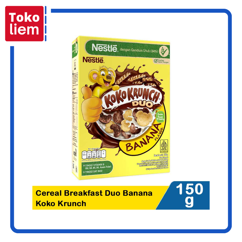 

Nestle Cereal Breakfast Duo Banana Koko Krunch 150G