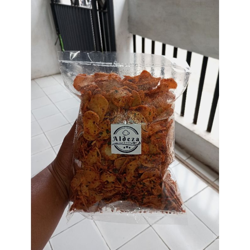 

Basreng Pedas Daun Jeruk 500gr