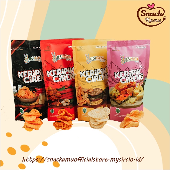 KERIPIK CIRENG SIKAYA SNACK KEKINIAN CEMILAN HITZ