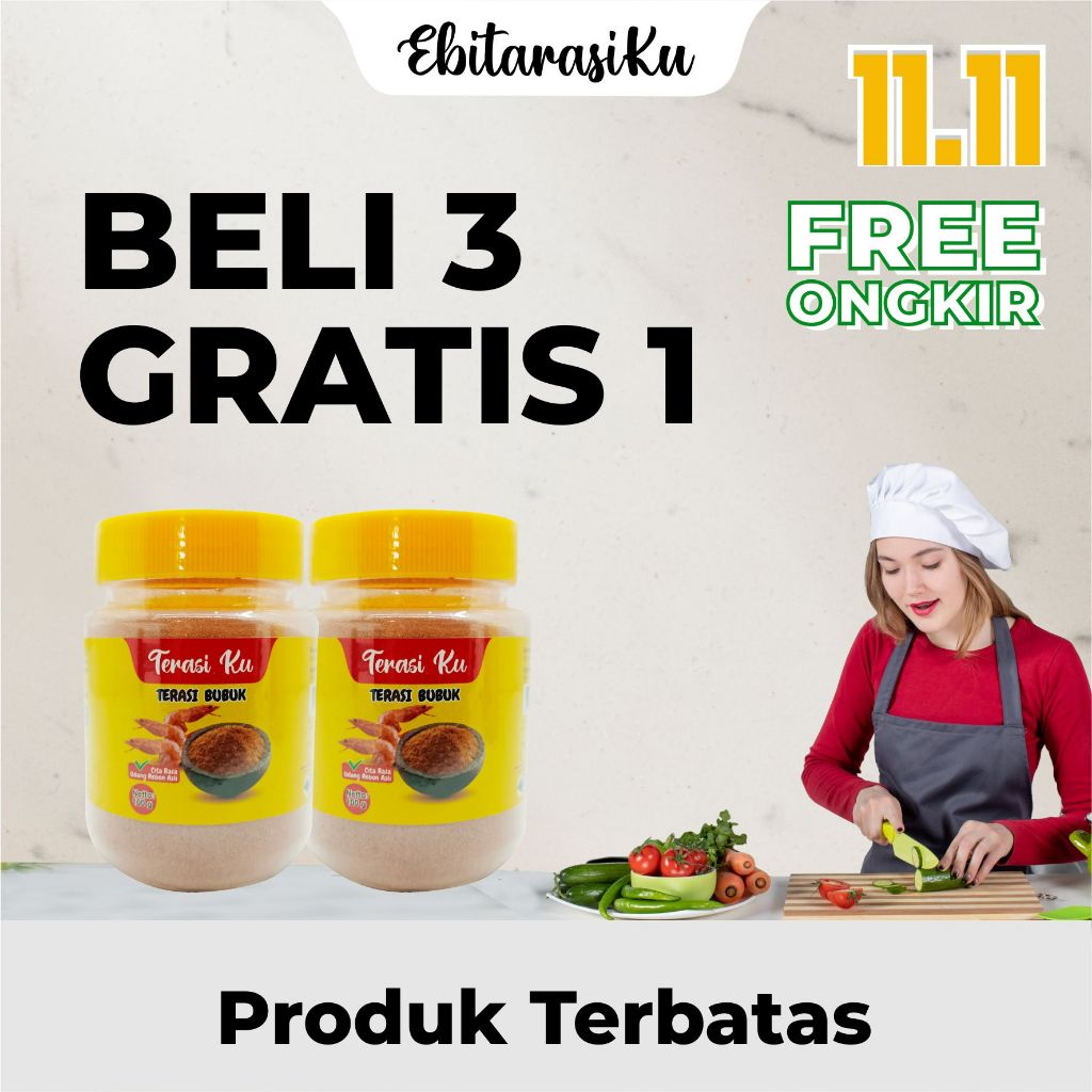 

Terasi Bubuk Murah Berkualitas 100% Udang Rebon Alami