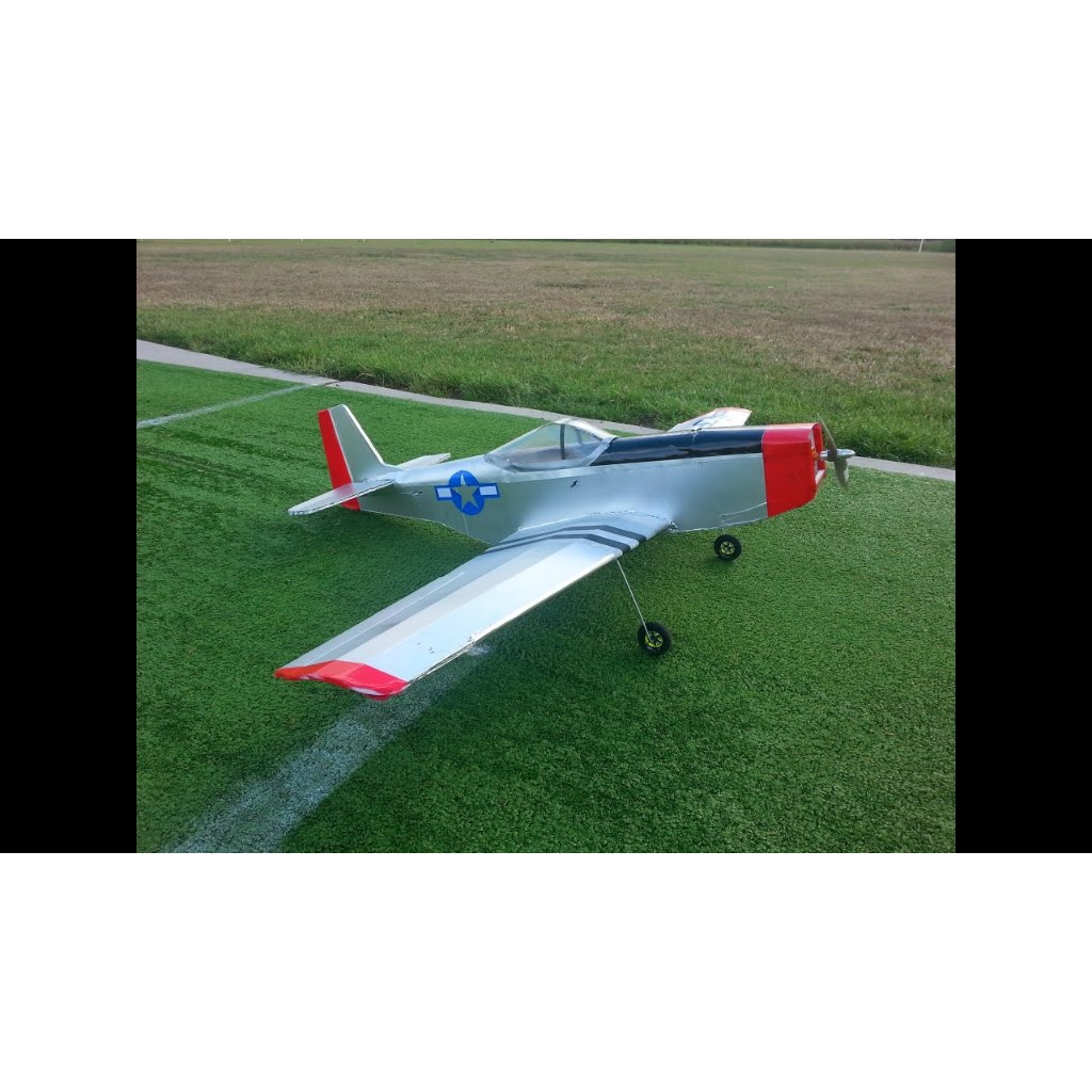 FT Mustang kit, Flite test kit Rc pesawat Mustang Aeromodelling Radio control Plane (CNC Cutting)