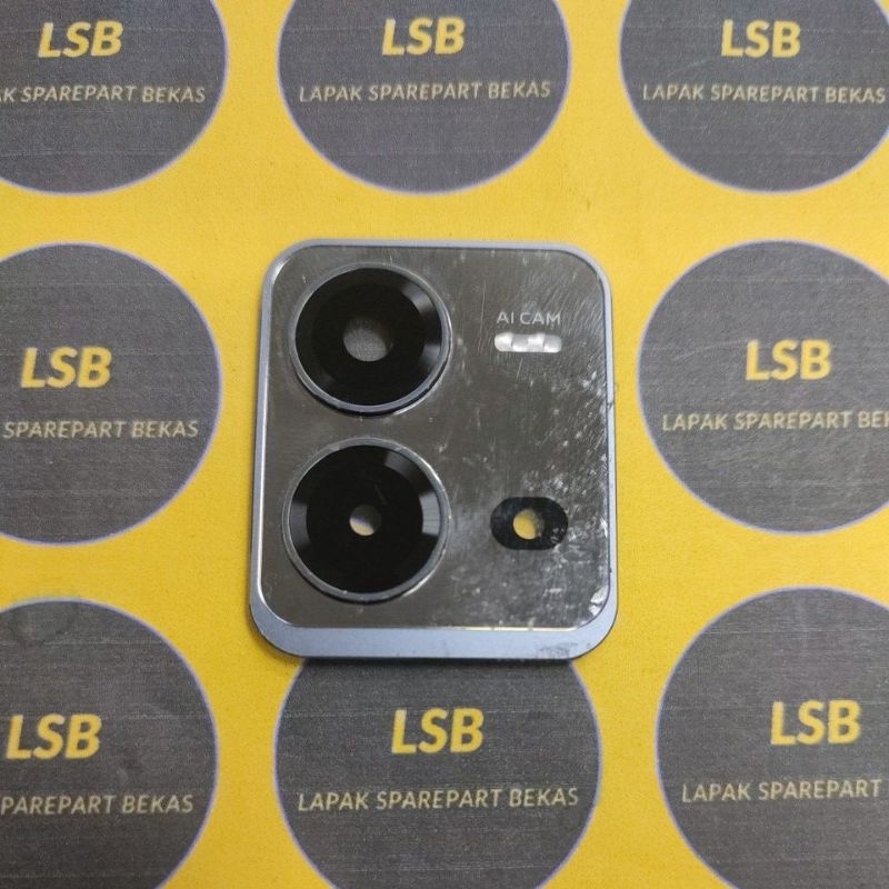 KACA CAMERA LENS VIVO V25E BLACK ORIGINAL BEKAS