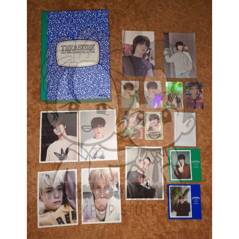 PC POSTCARD POLAROID TREASURE WELCOMING COLLECTION 2023 POB RPC WEVERSE HYUNSUK JUNKYU JEONGWOO JUNG