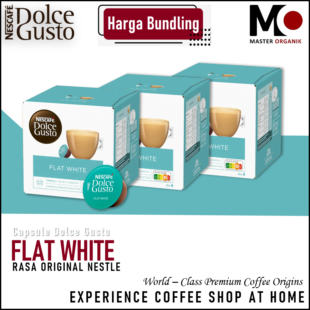 

Capsule NDG Nescafe Dolce Gusto Flat White 3 Box Original Nestle