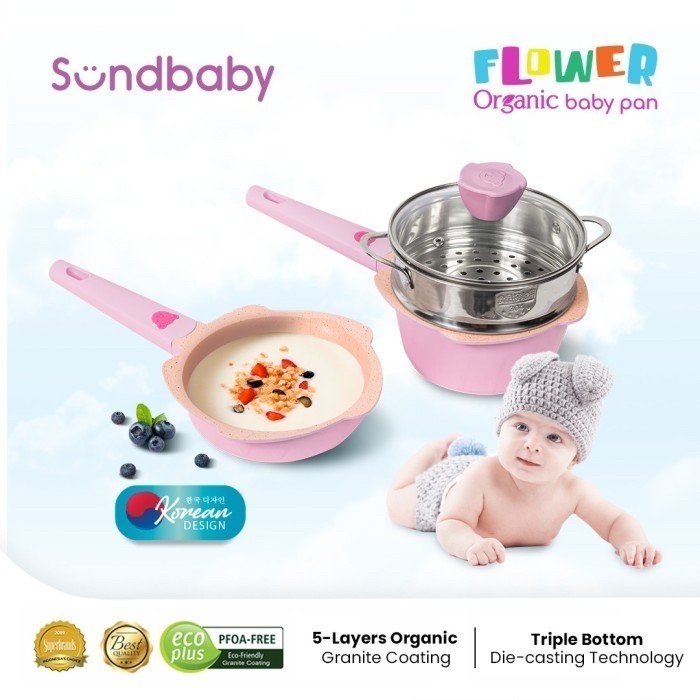 BOLDe Sundbaby Flower Organic Baby Pan