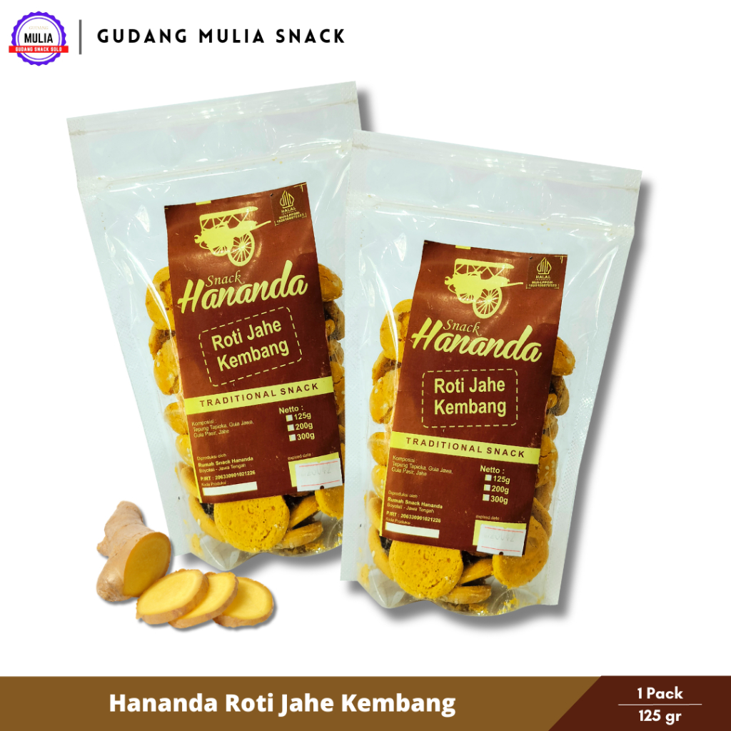 

HANANDA Kue Roti Jahe Kembang