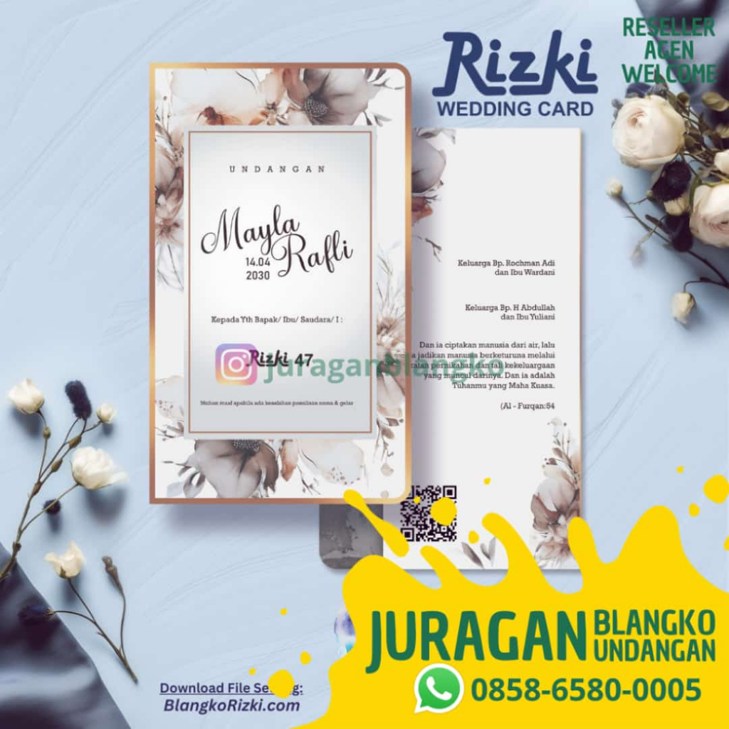 Blangko Undangan Rizki 47 | Juragan Blangko Undangan