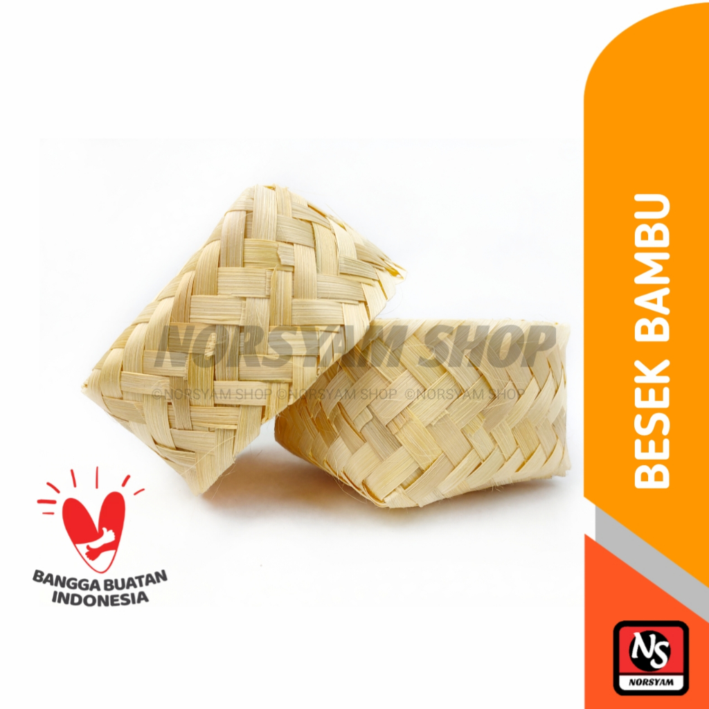

Besek Anyaman Bambu Kotak 19 cm PxLxT