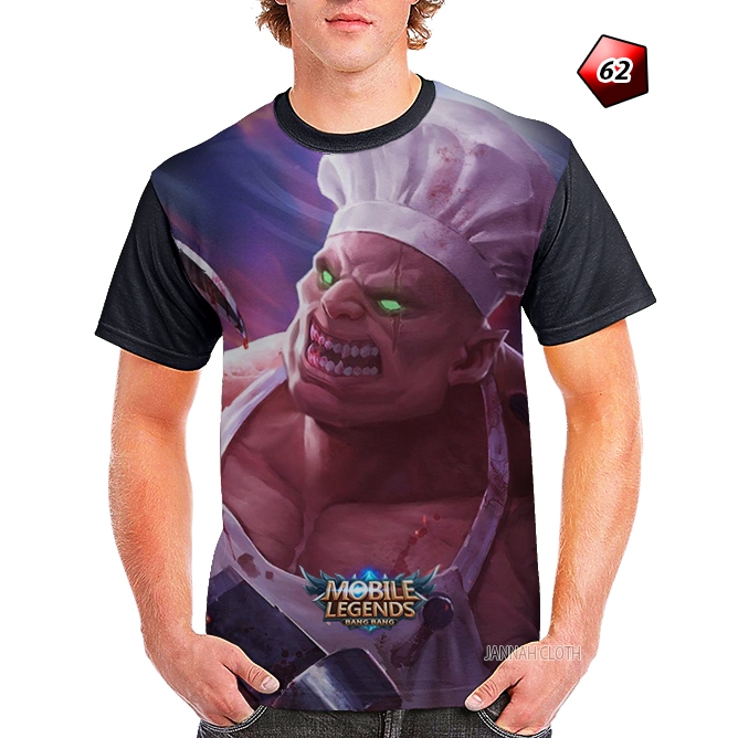 Mobile Legends Franco Masterchef Special Game T-shirt Code ML62 Printing