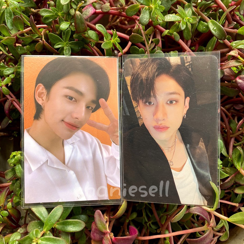 Photocard Stray Kids Hyunjin Go Live Bangchan 5star ds oren double side