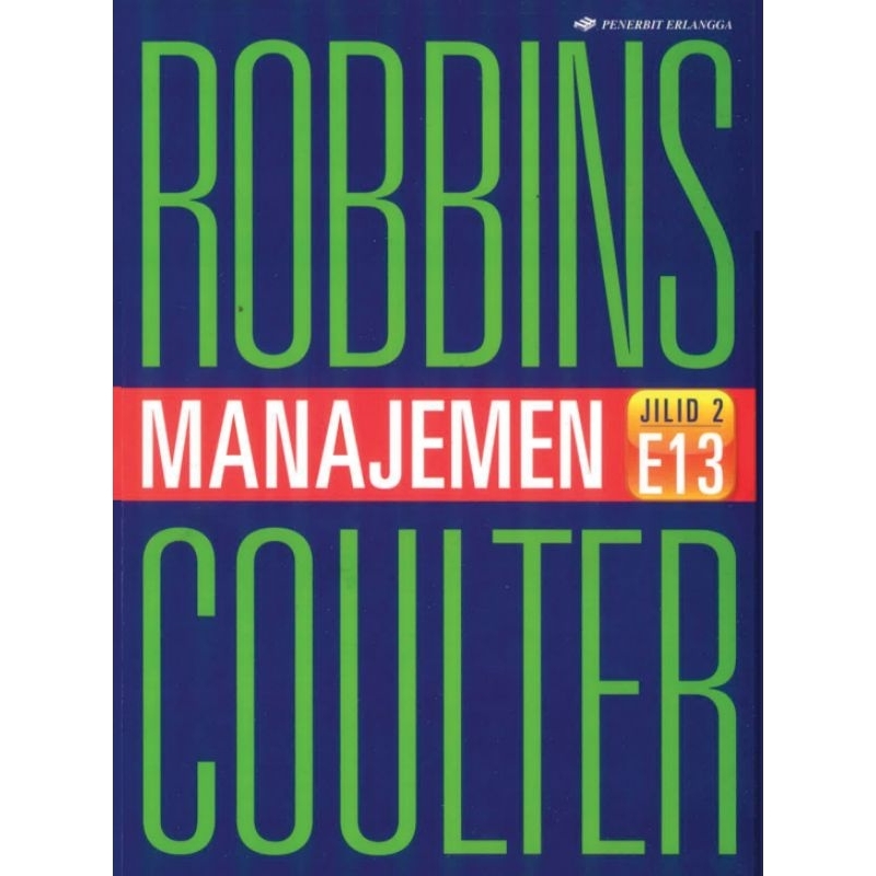 

Manajemen edisi 13 buku 2 by Robbins Coulter